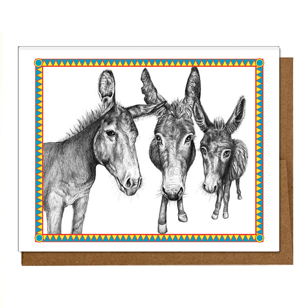 Donkey notecards- Pack of 6