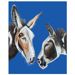 Donkey Fine Art Print – Beatrice and Sylvia