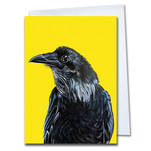 Raven Greeting Card – Corax