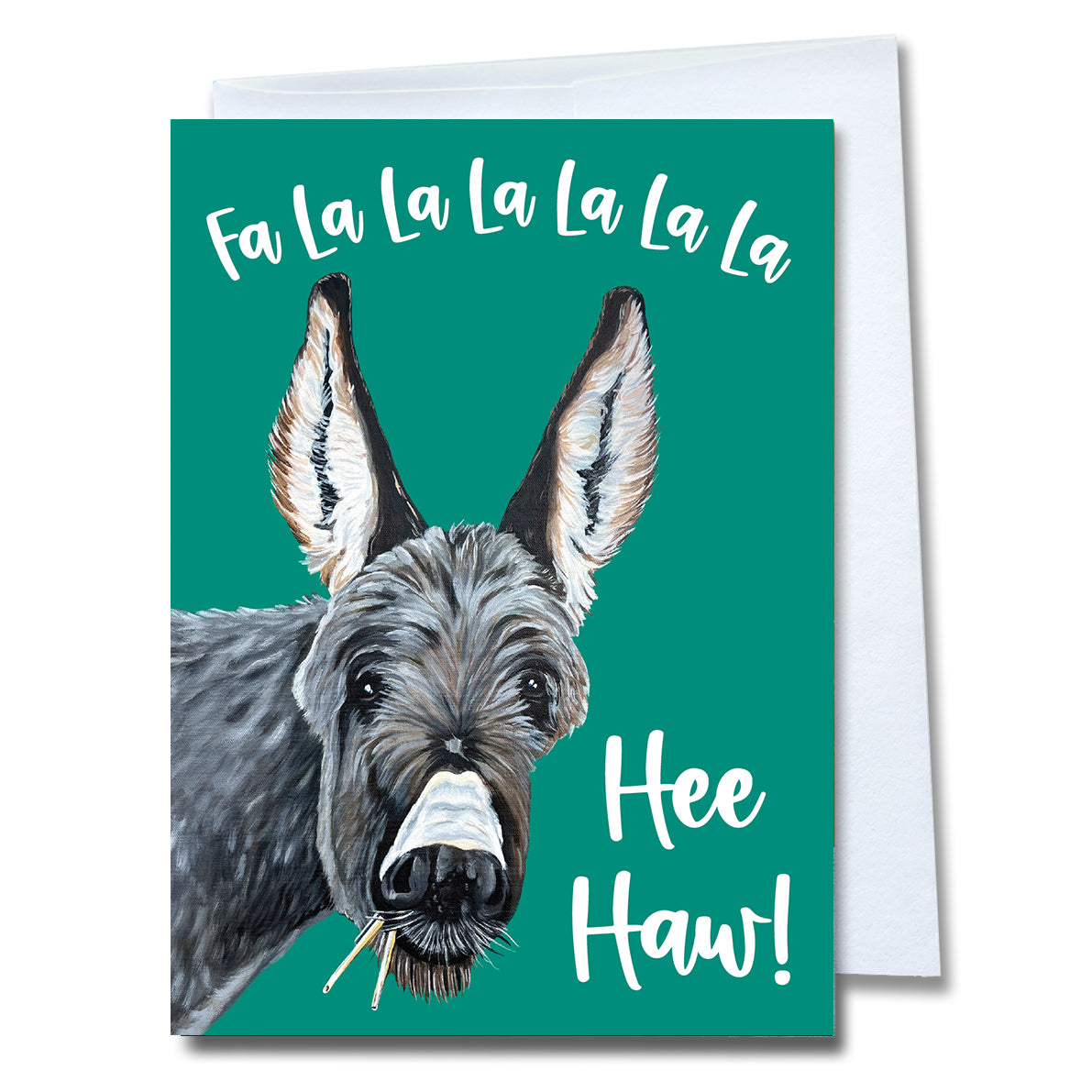 Donkey Holiday Greeting Card Pack of 4– Fred