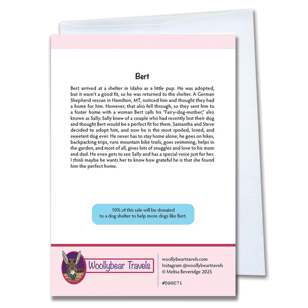 Dog Greeting Card– Bert