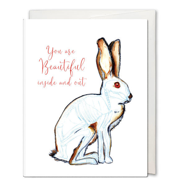 Jackrabbit Greeting Card- Thinking of you