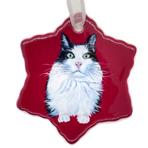 Cat Porcelain Holiday Ornament – Kiwi