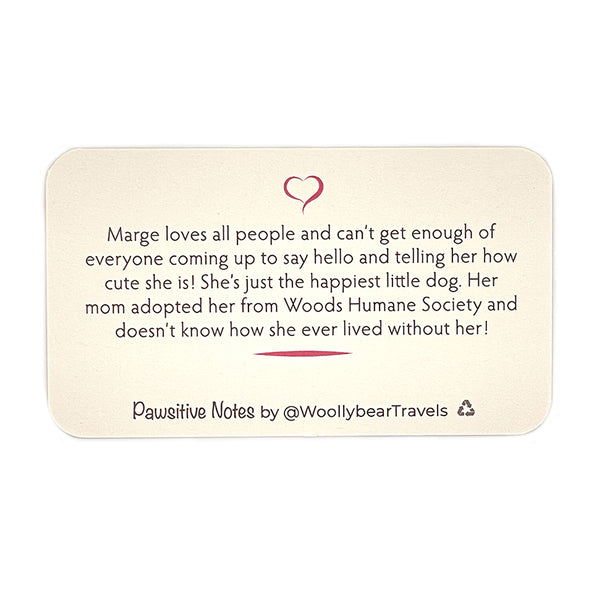 Pawsitive Notes- Marge