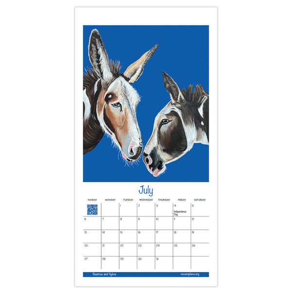 2025 Donkey Calendar