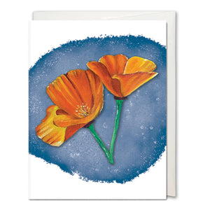 Poppies Notecard