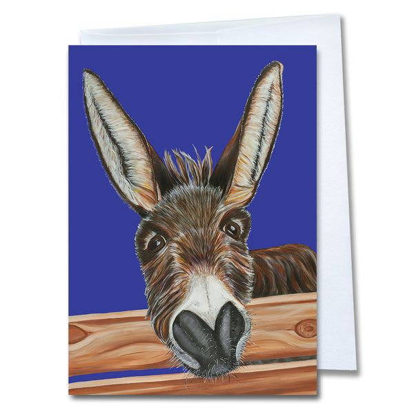 Donkey Greeting Cards - Pack of 4