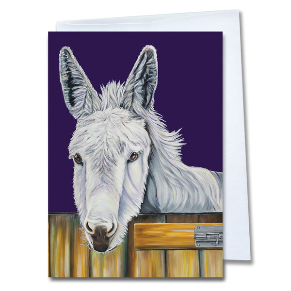 Donkey Greeting Cards - Pack of 4