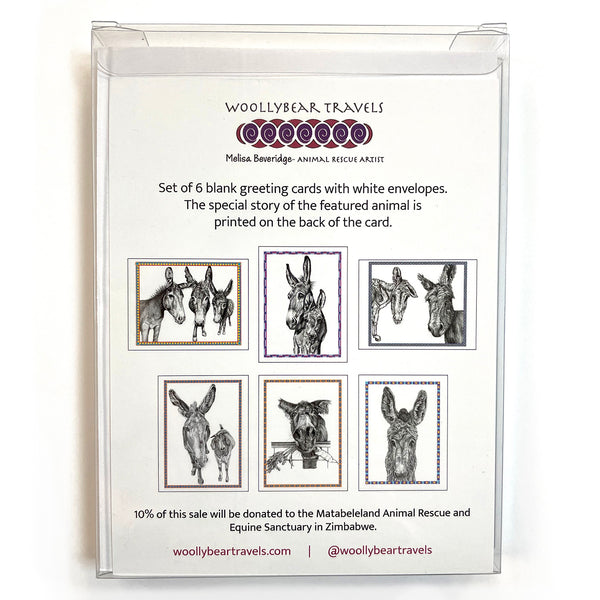 Donkey notecards- Pack of 6