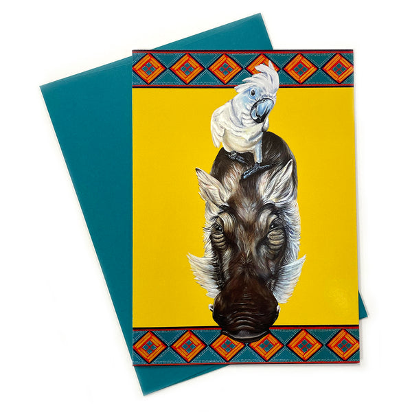 African Animal Greeting Cards - Pack of 6