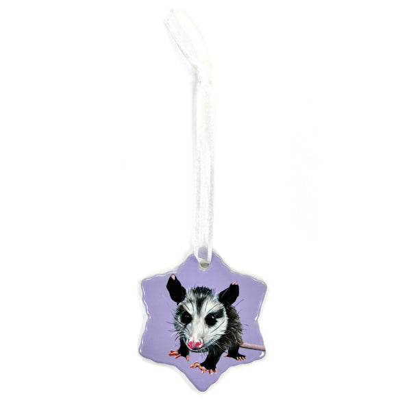 Opossum Porcelain Holiday Ornament – Peanut